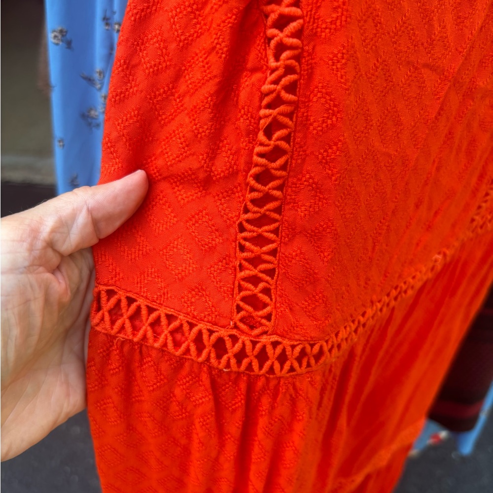 Joie Vibrant Orange Maxi Dress - Picture 2 of 5